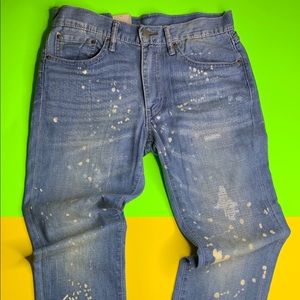 Levis 511 Slim Paint Splatter Men’s 31x32 NWT